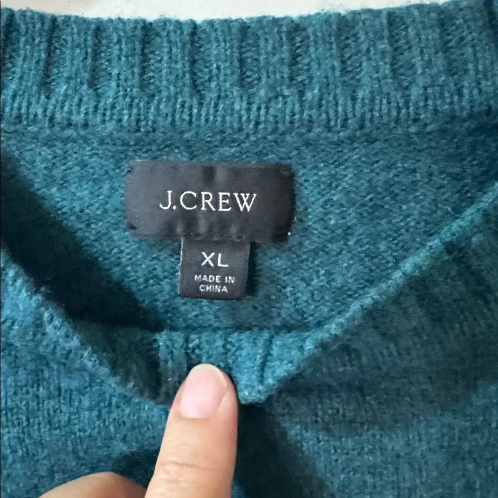 J. Crew Men's Crewneck Sweater - Dark Green